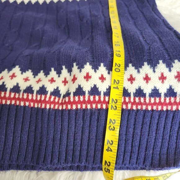 VTG‎ Christopher Rand Men's XL Acrylic Knit Ski Sweater Fairy Isle Birds Eye - Picture 8 of 16